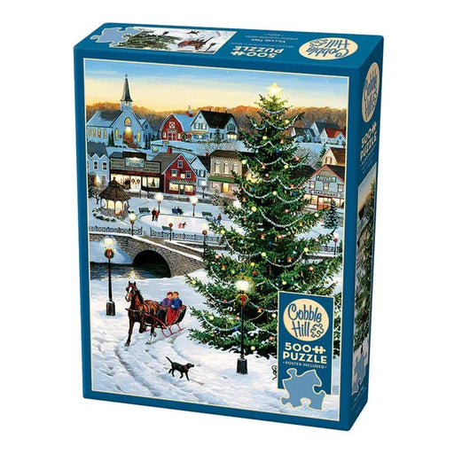 Village Tree 500 Piece Jigsaw Puzzle Cobble Hill - for just $18.99! 