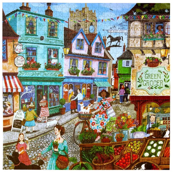 Village by the Sea 1000 Piece Jigsaw Puzzle eeBoo - for just $26.99! 