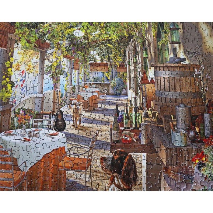 Vineyard Porch 1000 Piece Jigsaw Puzzle Springbok - for just $19.99! 