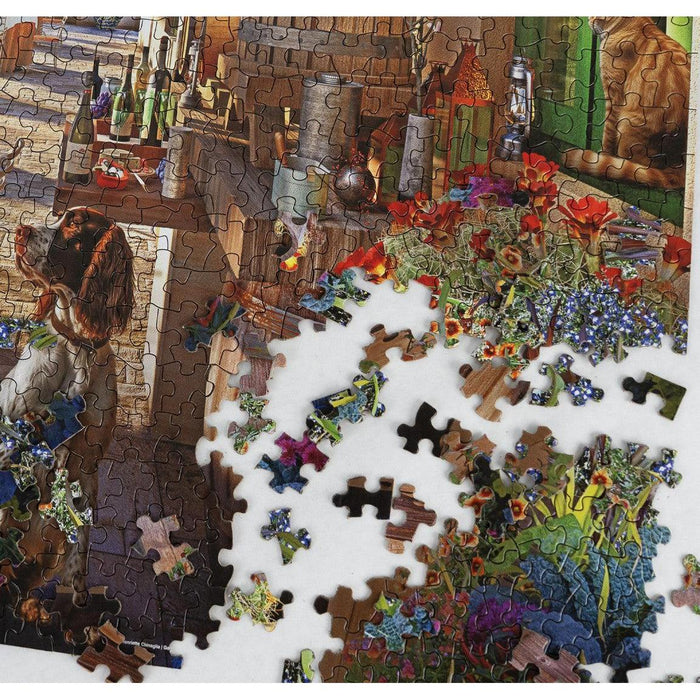 Vineyard Porch 1000 Piece Jigsaw Puzzle Springbok - for just $19.99! 