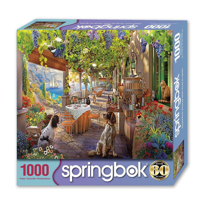 Vineyard Porch 1000 Piece Jigsaw Puzzle Springbok - for just $19.99! 