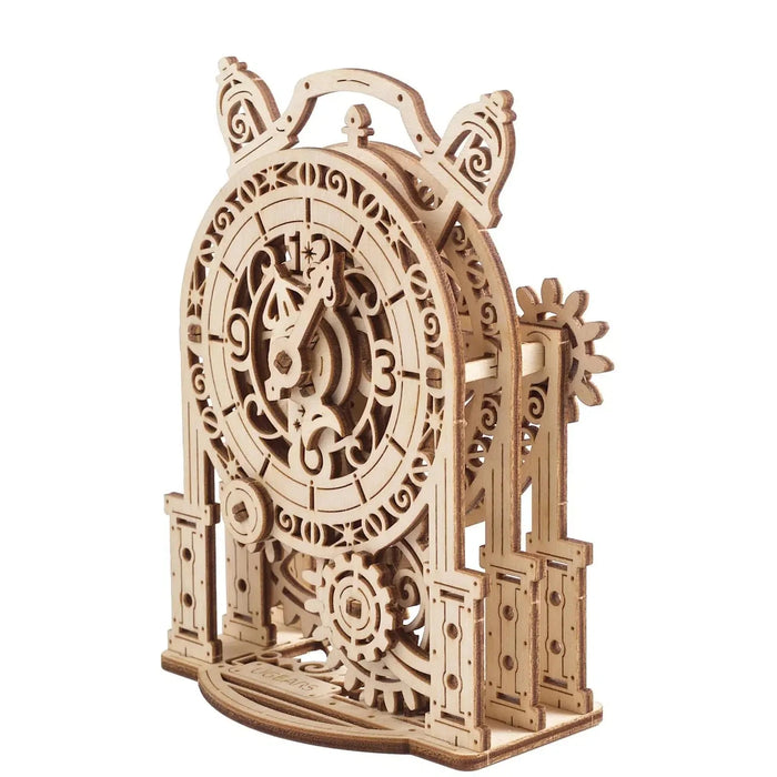Vintage Alarm Clock 3D Wood Model Kit UGEARS - for just $13.99! 