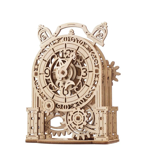 Vintage Alarm Clock 3D Wood Model Kit UGEARS - for just $13.99! 