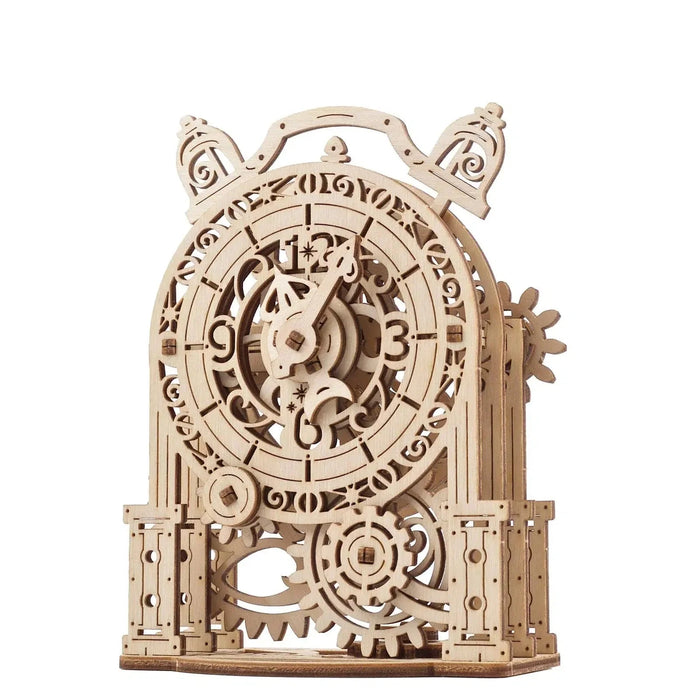 Vintage Alarm Clock 3D Wood Model Kit UGEARS - for just $13.99! 