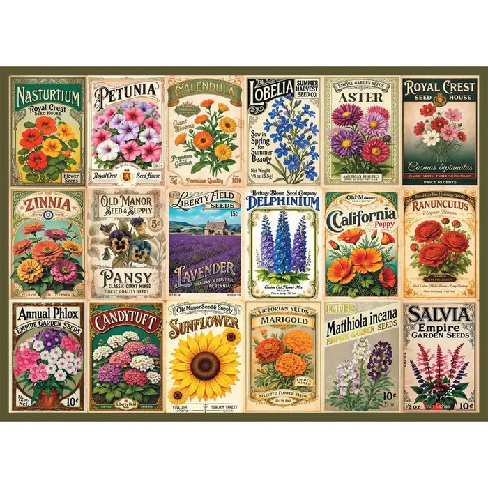 Vintage Blooms 1000 Piece Jigsaw Puzzle Final Piece - for just $19.99! 