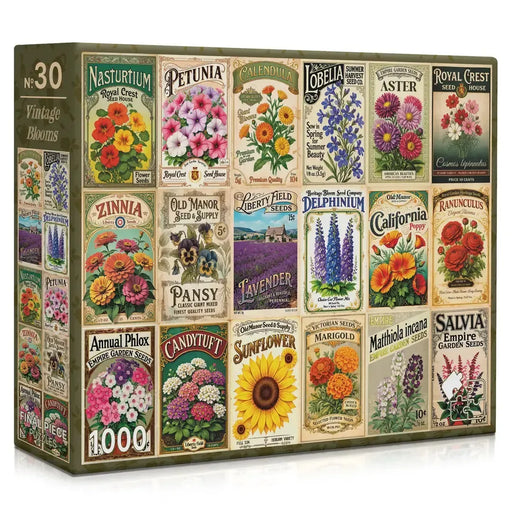 Vintage Blooms 1000 Piece Jigsaw Puzzle Final Piece - for just $19.99! 