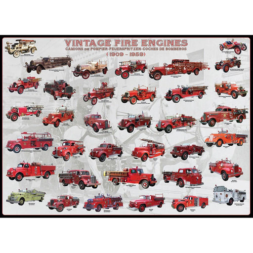 Vintage Fire Engines 1000 Piece Jigsaw Puzzle Eurographics - for just $19.99! 