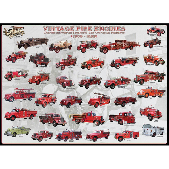 Vintage Fire Engines 1000 Piece Jigsaw Puzzle Eurographics - for just $19.99! 
