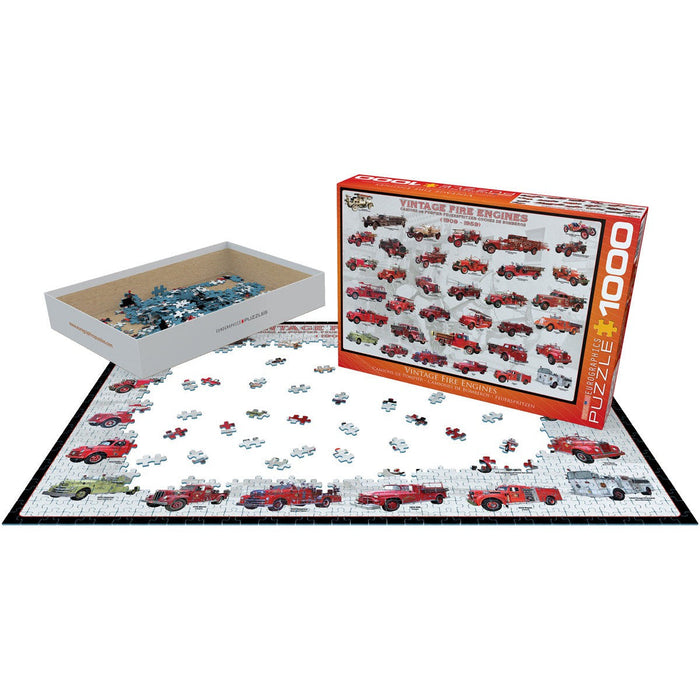 Vintage Fire Engines 1000 Piece Jigsaw Puzzle Eurographics - for just $19.99! 