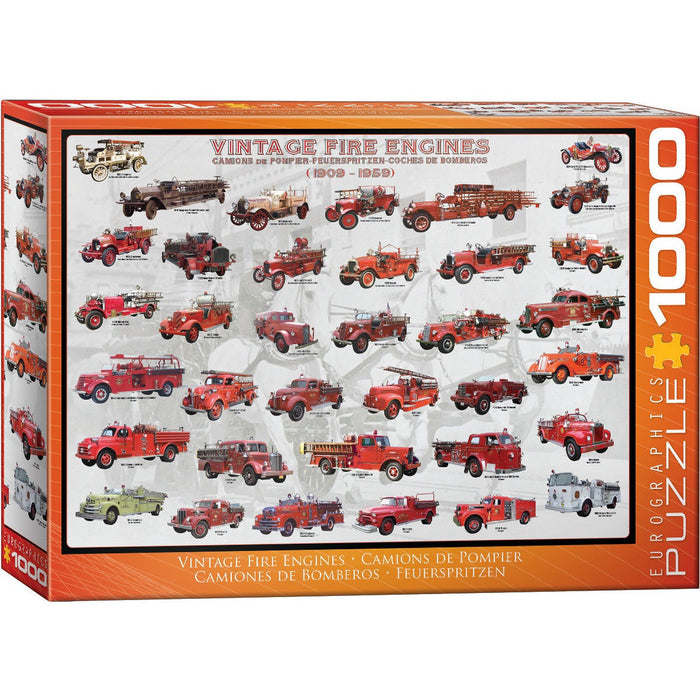 Vintage Fire Engines 1000 Piece Jigsaw Puzzle Eurographics - for just $19.99! 