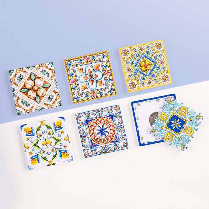 Vintage Flora Tile Magnet Set 96 Piece 3D Plastic Jigsaw Puzzle PieceRelax - for just $19.99! 