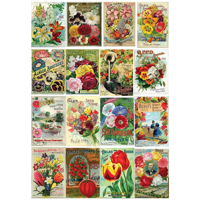 Vintage Flower Seed Packets 1000 Piece Jigsaw Puzzle Enjoy - for just $24.99! 