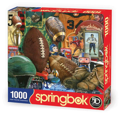 Vintage Football 1000 Piece Jigsaw Puzzle Springbok - for just $19.99! 