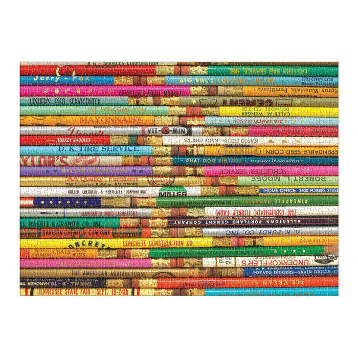Vintage Pencils 1000 Piece Jigsaw Puzzle Galison - for just $19.99! 