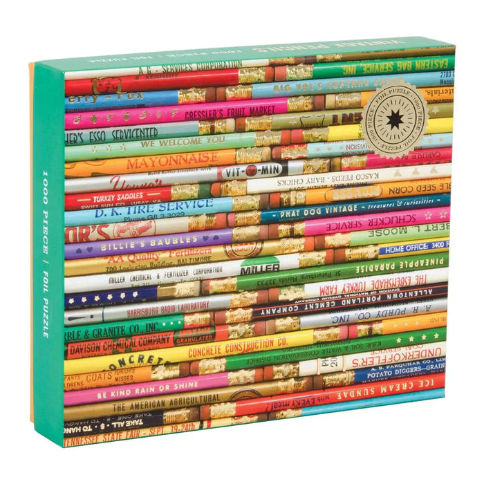 Vintage Pencils 1000 Piece Jigsaw Puzzle Galison - for just $19.99! 