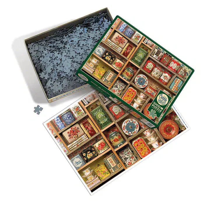 Vintage Tins 1000 Piece Jigsaw Puzzle Cobble Hill - for just $19.99! 