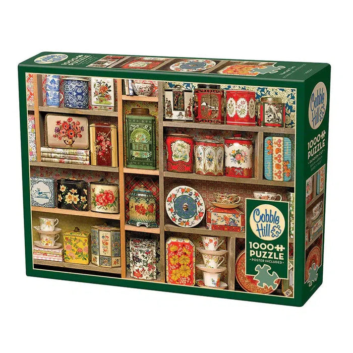Vintage Tins 1000 Piece Jigsaw Puzzle Cobble Hill - for just $19.99! 