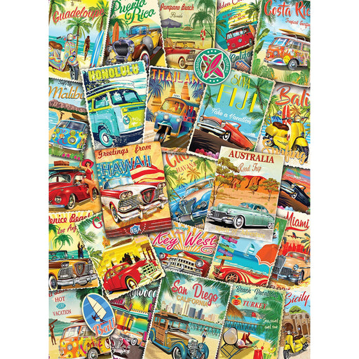 Vintage Travel Collage 1000 Piece Jigsaw Puzzle Eurographics - for just $19.99! 