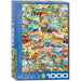 Vintage Travel Collage 1000 Piece Jigsaw Puzzle Eurographics - for just $21.99! 