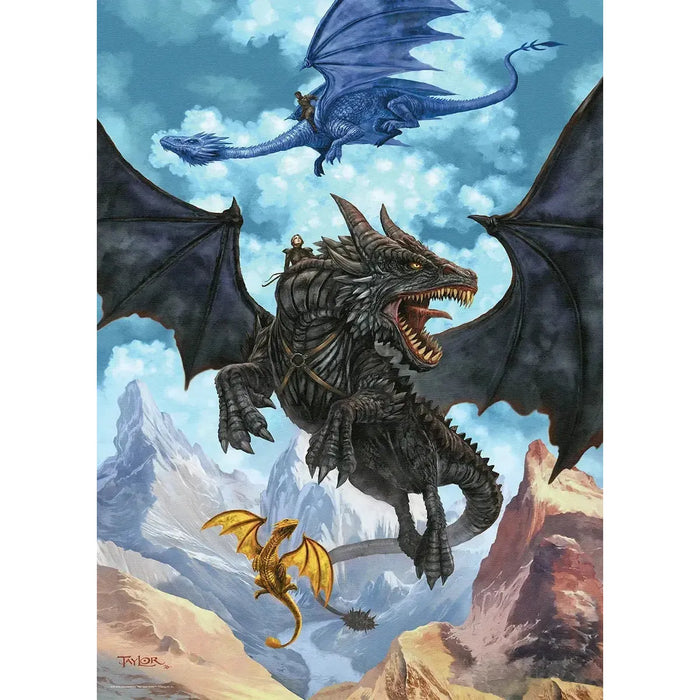 Violet, Dragon Rider Fourth Wing 1000 Piece Jigsaw Puzzle Eurographics - for just $24.99! 
