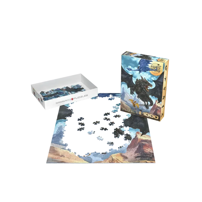 Violet, Dragon Rider Fourth Wing 1000 Piece Jigsaw Puzzle Eurographics - for just $24.99! 