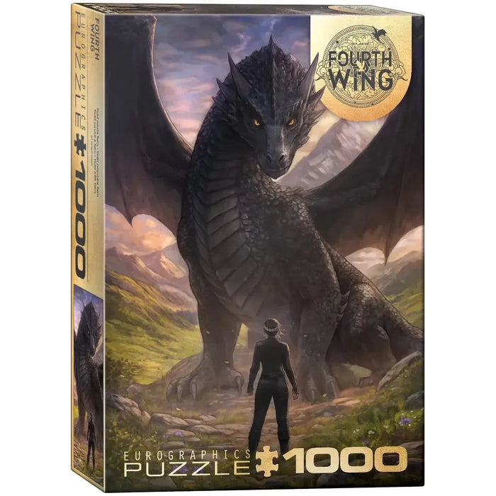 Violet Meets Tairn Fourth Wing 1000 Piece Jigsaw Puzzle Eurographics - for just $24.99! 