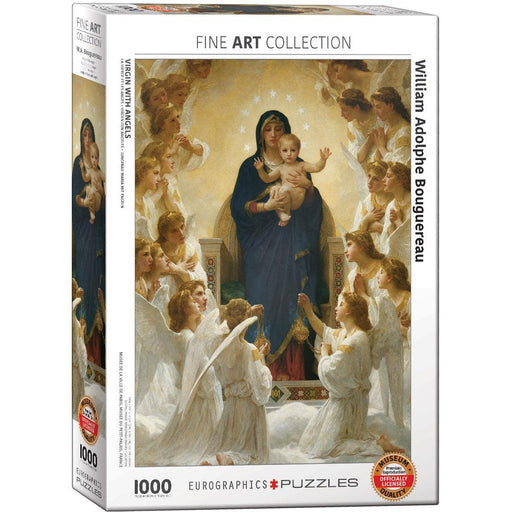 Virgin with Angels 1000 Piece Jigsaw Puzzle Eurographics - for just $21.99! 