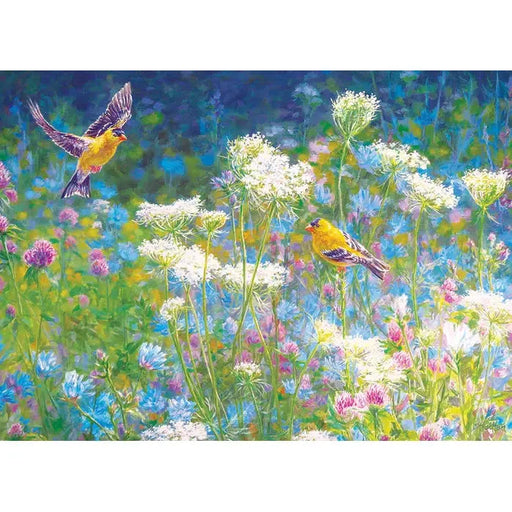 Visiting the Meadow 1000 Piece Jigsaw Puzzle Cobble Hill - for just $19.99! 