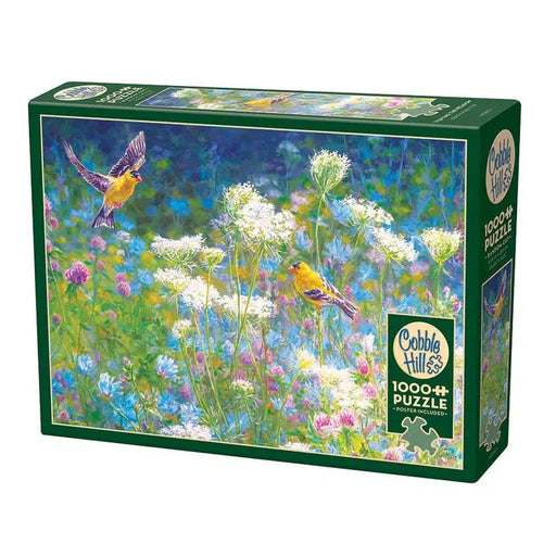 Visiting the Meadow 1000 Piece Jigsaw Puzzle Cobble Hill - for just $19.99! 