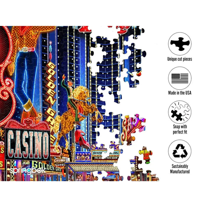Viva Las Vegas 1000 Piece Jigsaw Puzzle Springbok - for just $19.99! 