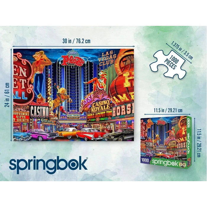 Viva Las Vegas 1000 Piece Jigsaw Puzzle Springbok - for just $19.99! 