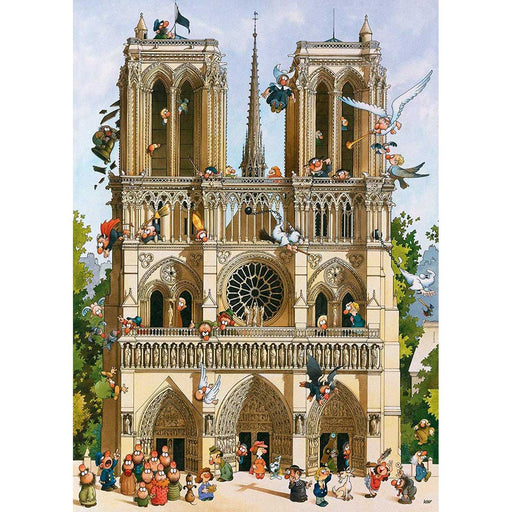 Vive Notre Dame Cartoon Classics 1000 Piece Jigsaw Puzzle Heye - for just $29.99! 
