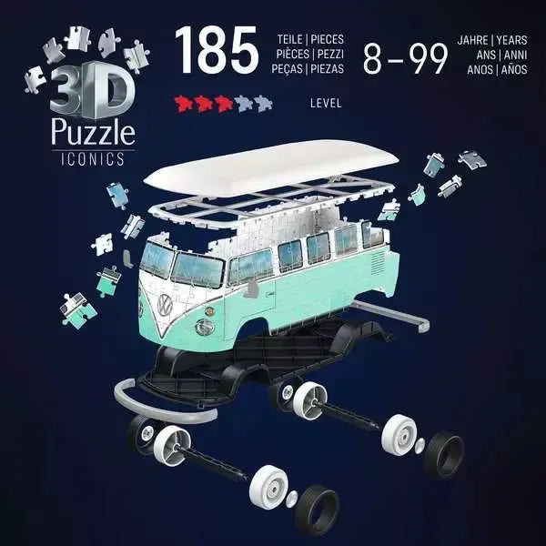 Volkswagen T1 Bus 185 Piece 3D Jigsaw Puzzle Ravensburger - for just $39.99! 