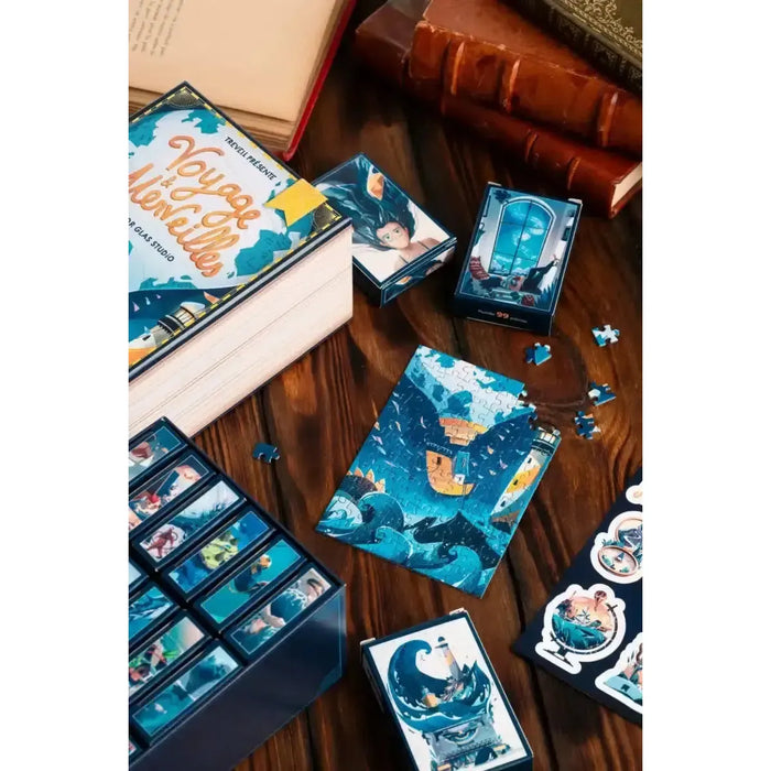 Voyage & Wonders Set of 24 99 Piece Mini Jigsaw Puzzles Trevell - for just $149.99! 