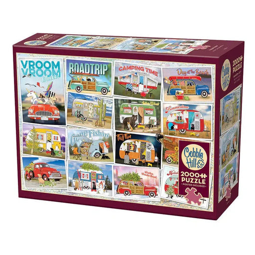 Vroom Vroom 2000 Piece Jigsaw Puzzle Cobble Hill - for just $29.99! 