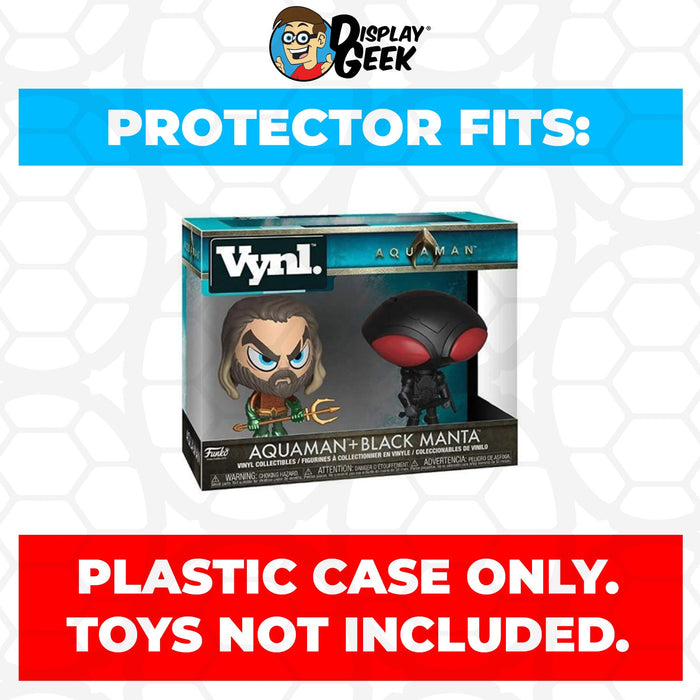 Pop Protector for Vynl 2 Pack Aquaman & Black Manta Funko - Just $13.99! Shop now at Retro Gaming of Denver