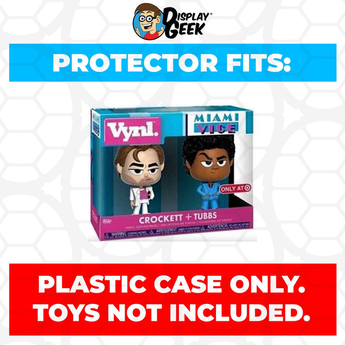 Pop Protector for Vynl 2 Pack Crockett & Tubbs Funko - Just $13.99! Shop now at Retro Gaming of Denver