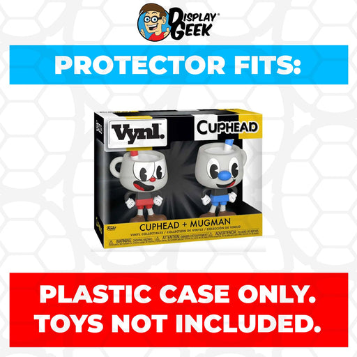 Pop Protector for Vynl 2 Pack Cuphead & Mugman Funko - Just $13.99! Shop now at Retro Gaming of Denver