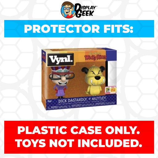 Pop Protector for Vynl 2 Pack Dick Dastardly & Muttley SDCC Funko - Just $13.99! Shop now at Retro Gaming of Denver