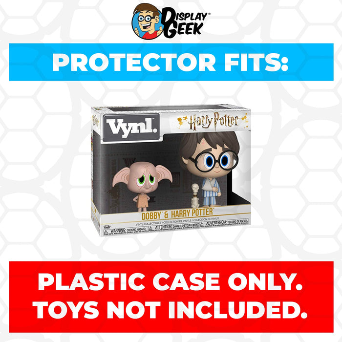 Pop Protector for Vynl 2 Pack Dobby & Harry Potter Injured Funko - for just $13.99! 