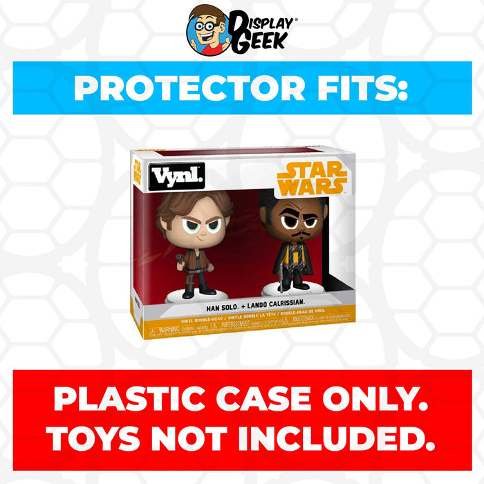 Pop Protector for Vynl 2 Pack Han Solo & Lando Calrissian Funko - Just $13.99! Shop now at Retro Gaming of Denver