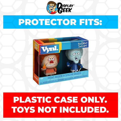 Pop Protector for Vynl 2 Pack Heat Miser & Snow Miser Funko - Just $13.99! Shop now at Retro Gaming of Denver