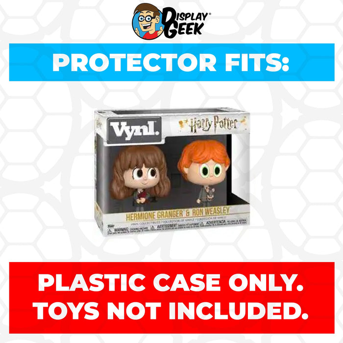 Pop Protector for Vynl 2 Pack Hermione Granger & Ron Weasley Funko - Just $13.99! Shop now at Retro Gaming of Denver