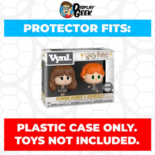 Pop Protector for Vynl 2 Pack Hermione Granger & Ron Weasley Broken Wand Funko - Just $13.99! Shop now at Retro Gaming of Denver