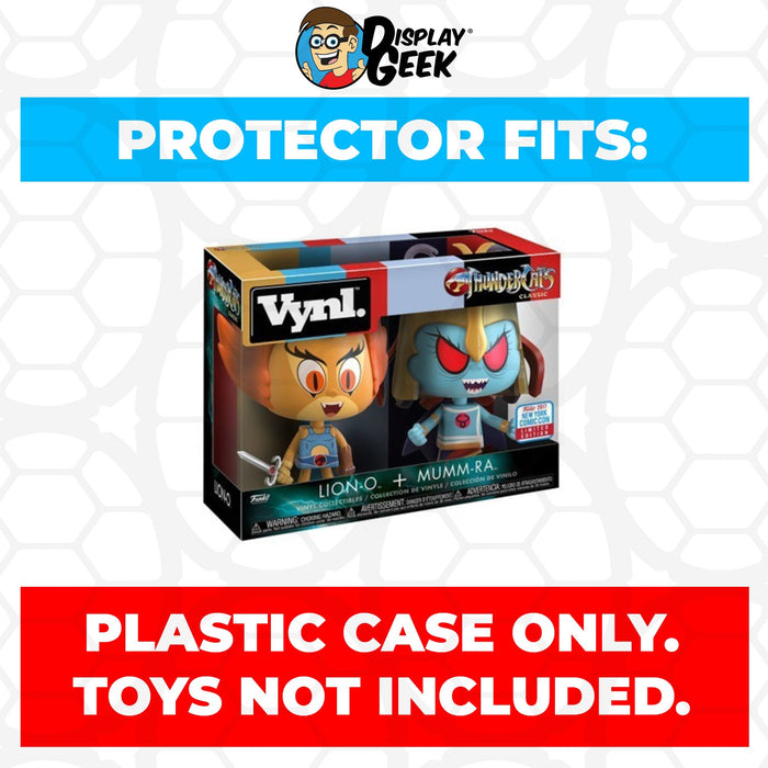 Pop Protector for Vynl 2 Pack Lion-O & Mumm-Ra NYCC Funko - Just $13.99! Shop now at Retro Gaming of Denver