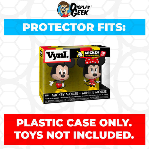 Pop Protector for Vynl 2 Pack Mickey Mouse & Minnie Mouse Funko - Just $13.99! Shop now at Retro Gaming of Denver