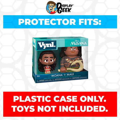 Pop Protector for Vynl 2 Pack Moana & Maui Funko - Just $13.99! Shop now at Retro Gaming of Denver