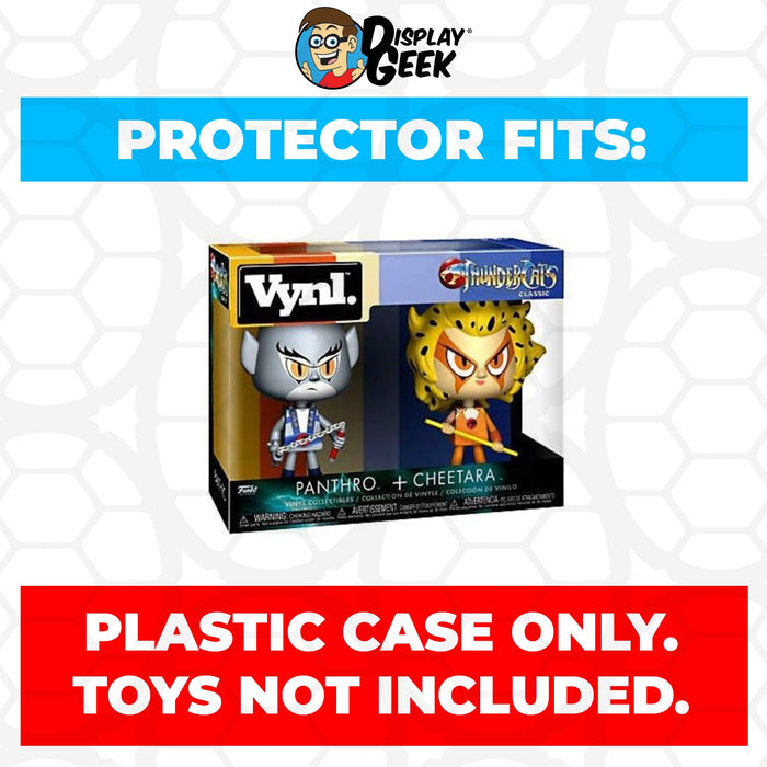 Pop Protector for Vynl 2 Pack Panthro & Cheetara Funko - Just $13.99! Shop now at Retro Gaming of Denver