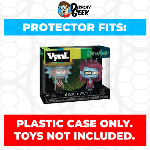 Pop Protector for Vynl 2 Pack Rick & Unity Funko - Just $13.99! Shop now at Retro Gaming of Denver