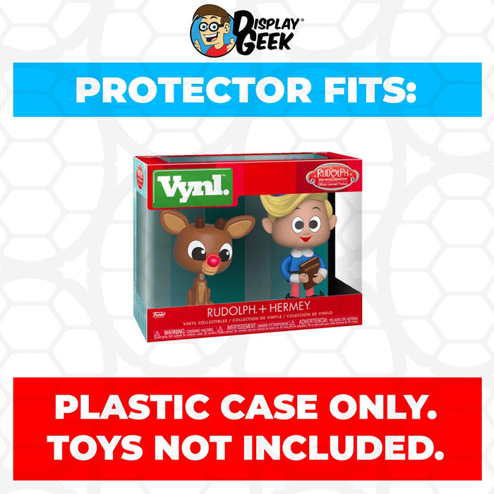 Pop Protector for Vynl 2 Pack Rudolph & Hermey Funko - Just $13.99! Shop now at Retro Gaming of Denver